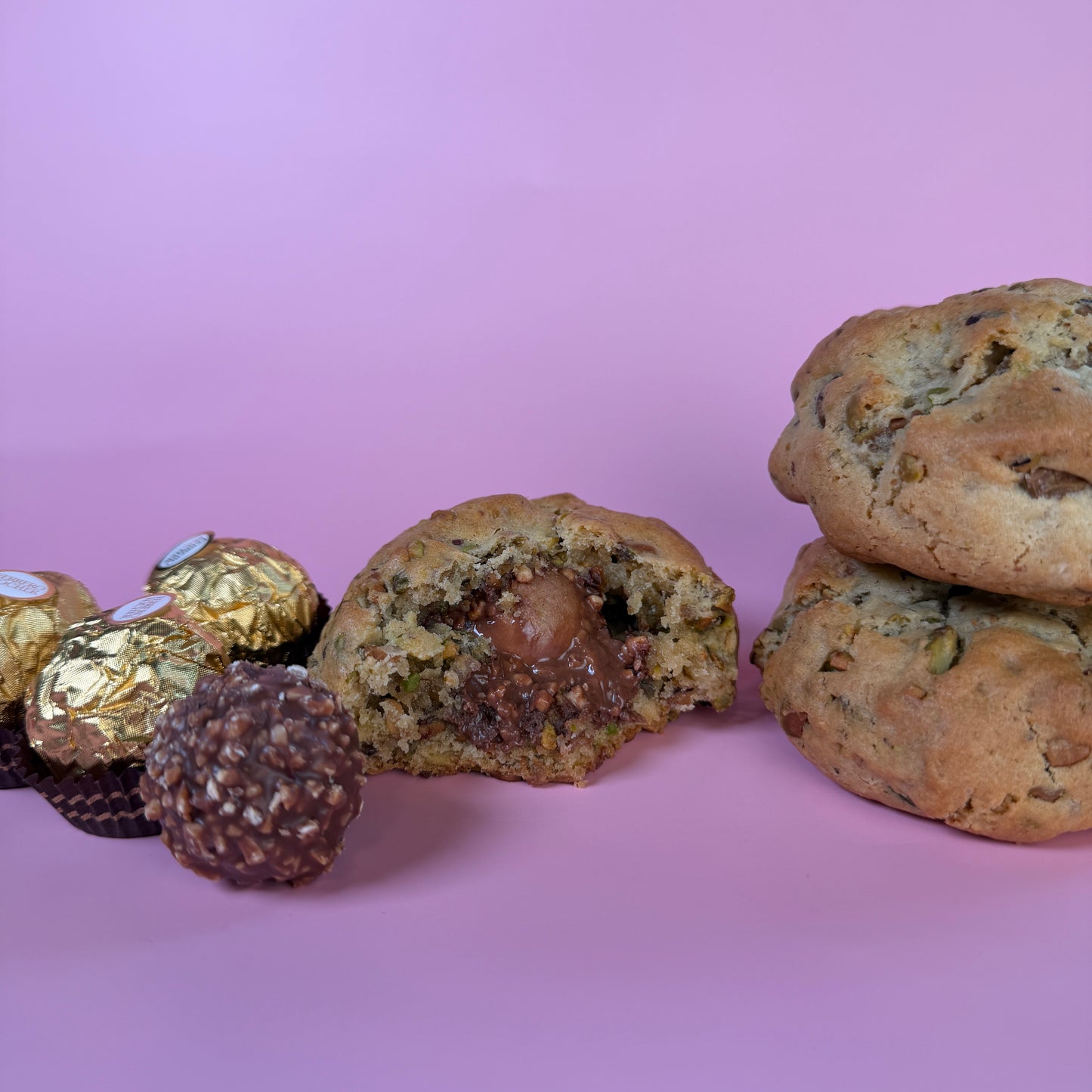 " A BIG FERRERO PISTACHO DREAM COOKIE"